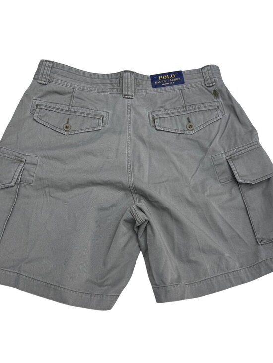 NWT Polo Ralph Lauren Men's Relaxed Fit 8" Cotton Green Cargo Shorts, Size 36 - Picture 2 of 8